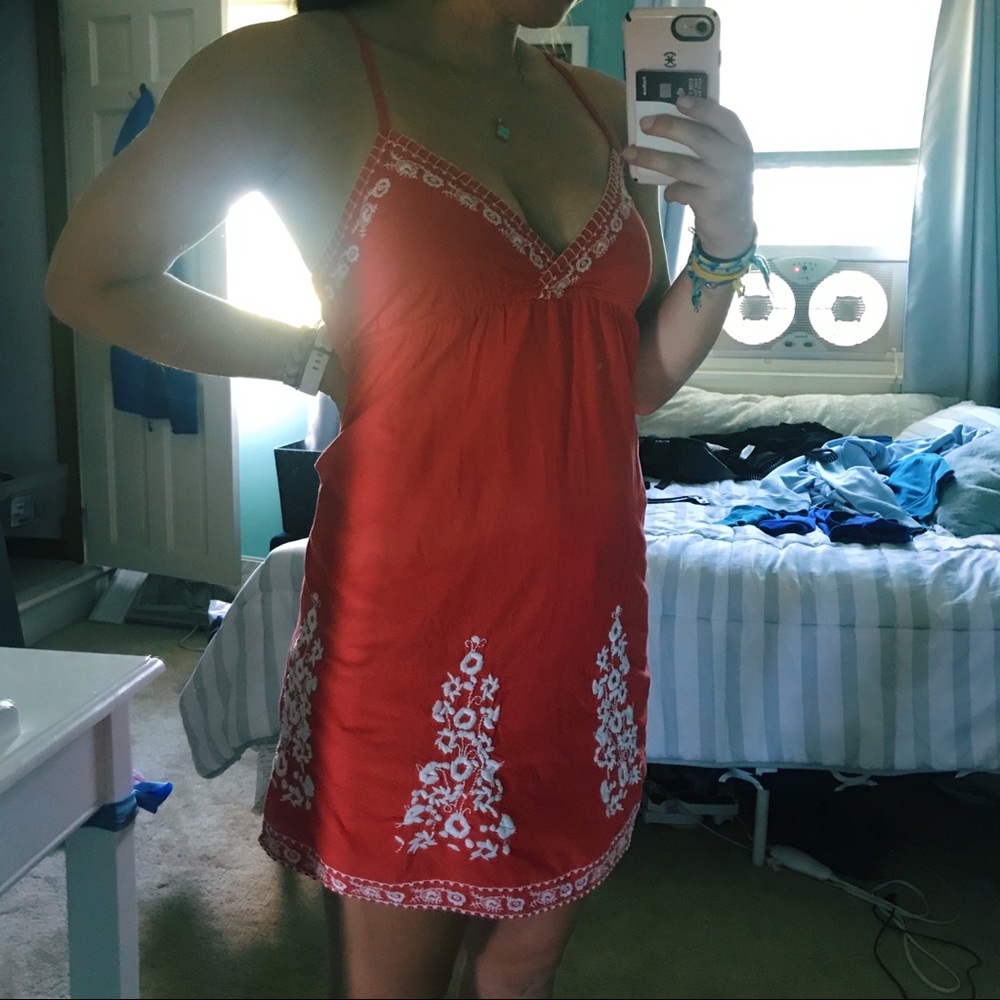 Forever 21 orange sundress